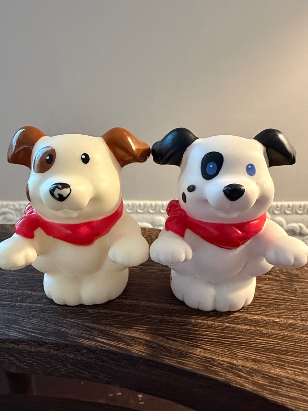 Pair of Vintage Dogs Fisher Price Mattel Little People